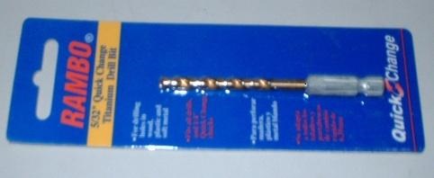 RAMBO鈦金六角頭鑽咀 1/4