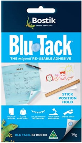 blue tack (blue)