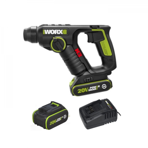 WORX WU380S 20v輕裝兩用油鑽(4.0ahx1)(2.0AHX1)