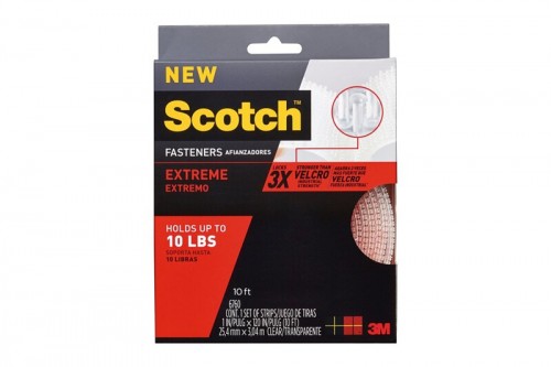 3M 6760思高強力魔術貼(透明) - 1吋x10’