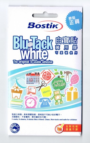 Blue Tack white