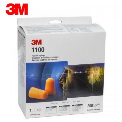 3M 1100子彈型線耳塞(200對/盒)