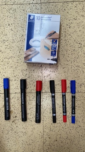 施德樓352-2圓頭箱頭筆紅色